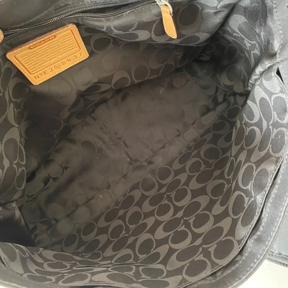 Coach Vintage Transatlantic Messenger Laptop Diaper Bag Unisex Black - Picture 9 of 16